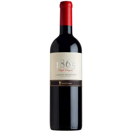 1865 Selected Vineyards Cabernet Sauvignon, an intense ruby-red wine from Viña San Pedro, available for delivery in Amman.