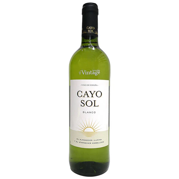cayo-sol-blanco-spanish-white-wine-alcohol-delivery-amman-jordan - sip22 Cayo Sol Blanco, a crisp Spanish white wine available at sip22, the best online liquor store in Jordan.