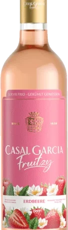 Casal Garcia Fruitzy in Strawberry, Peach, and Passion Fruit flavors, low-alcohol Portuguese wine drinks available for delivery in Amman.