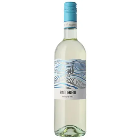 A 750ml bottle of Corte Vigna Pinot Grigio, a crisp Italian white wine available for delivery at sip22 Amman.