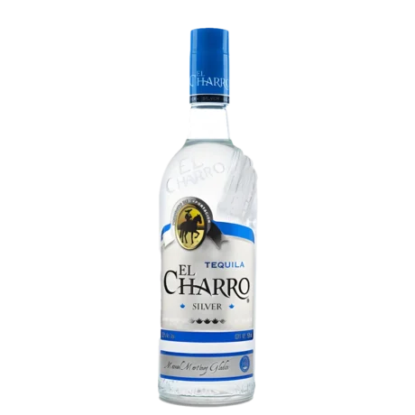 El Charro Silver Tequila, 100% Blue Agave, available for delivery in Amman, Jordan.