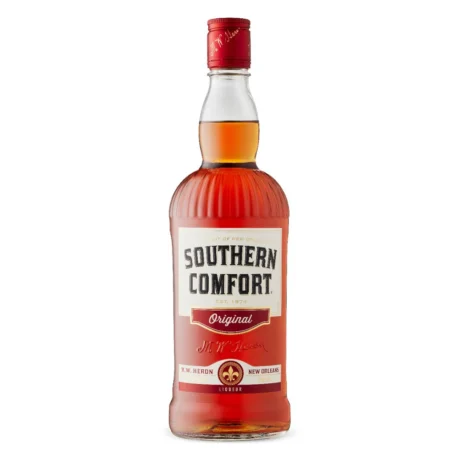 Southern Comfort Original, a smooth whiskey liqueur with fruit and spice notes, available for delivery in Amman.