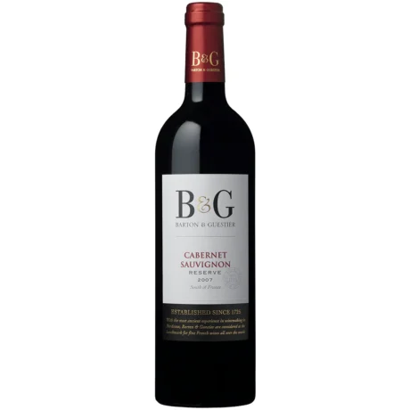 B&G (Barton & Guestier) Réserve Cabernet Sauvignon, a gold-medal French red wine with blackcurrant and vanilla notes, available for delivery in Amman.