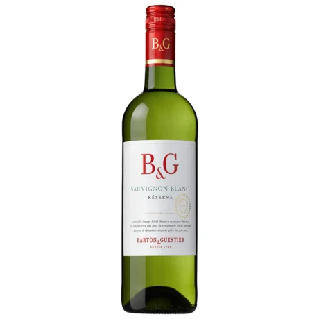B&G Barton & Guestier Réserve Sauvignon Blanc, a crisp French white wine from Gascony with pink grapefruit and pineapple notes, available for delivery in Amman.