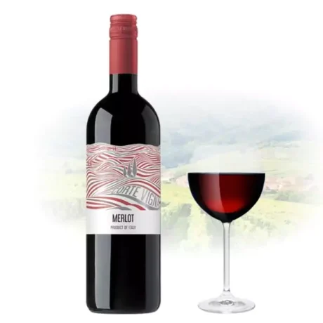 A 750ml bottle of Corte Vigna Merlot, a premium Italian red wine available for delivery at sip22 Amman.