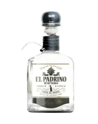 el-padrino-blanco-sip22-75cl-free-delivery-premium-alcohol-amman-jordan - sip22 El Padrino Blanco Tequila, an unaged 100% Blue Weber Agave spirit with a clear, vibrant appearance, available for delivery in Amman.