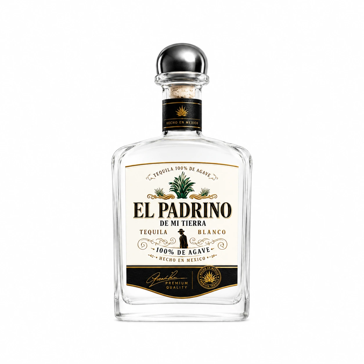 el-padrino-blanco-sip22-75cl-free-delivery-premium-alcohol-amman-jordan - sip22 Buy Tequila online in Amman - El Padrino Blanco 700ml Bottle
