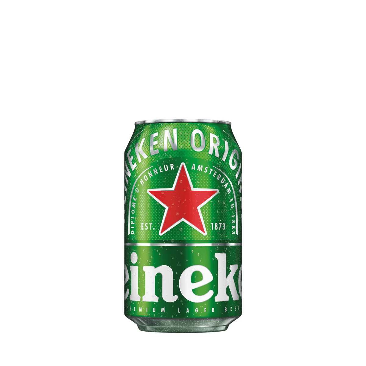 heineken-beer-Sip22-can-33cl-free-delivery-premium-alcohol-amman-jordan-566909 - sip22 Heineken Beer bottle with iconic red star logo, available for fast delivery in Amman, Jordan.