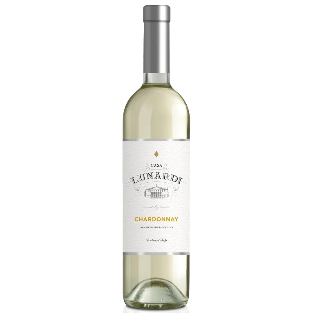 lunardi-chardonnay-white-wine-sip22-75cl-wine-spirits-free-delivery-premium-alcohol-amman-jordan - sip22 A 75cl bottle of Lunardi Chardonnay, a crisp Italian white wine from Delle Venezie IGT, featuring apple and floral notes, available for delivery in Amman.