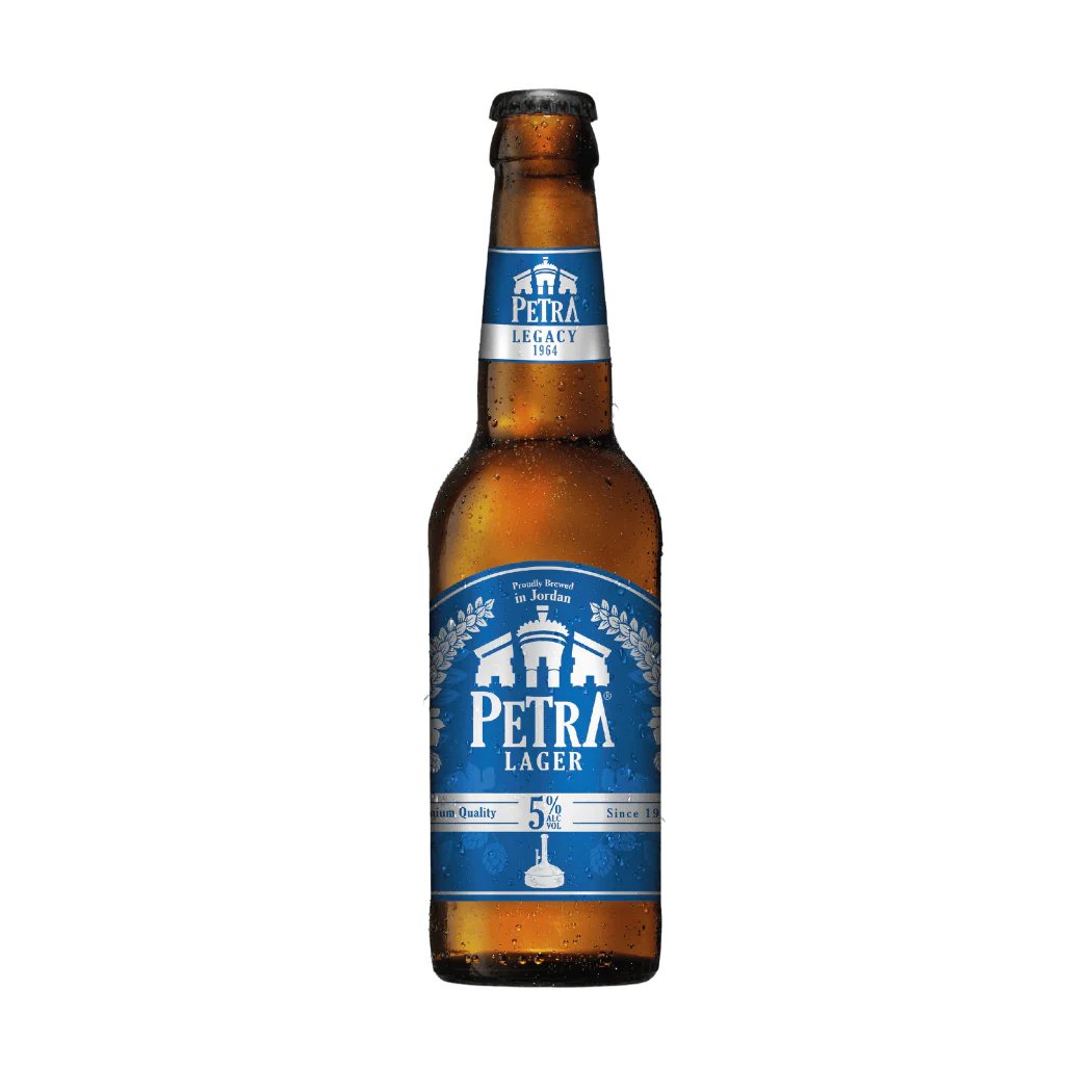 petra-lager-5-beer-sip22-bottle-33cl-free-delivery-premium-alcohol-amman-jordan-889156 - sip22 Petra Lager 5%, the authentic local beer of Jordan, available for delivery in Amman.