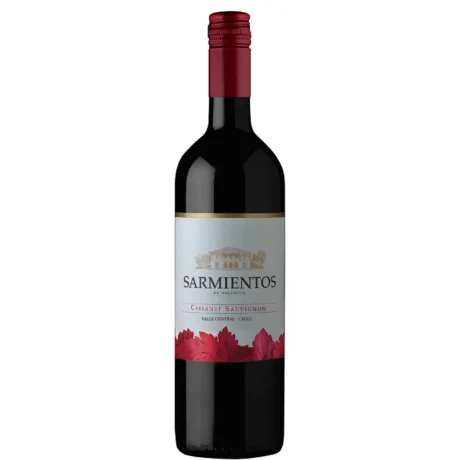 Sarmientos de Tarapacá Cabernet Sauvignon, a bright ruby-red Chilean wine, available for delivery in Amman. sip22.com