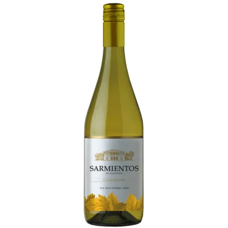 Sarmientos de Tarapacá Chardonnay, a bright straw-yellow Chilean white wine, available for delivery in Amman. sip22.com