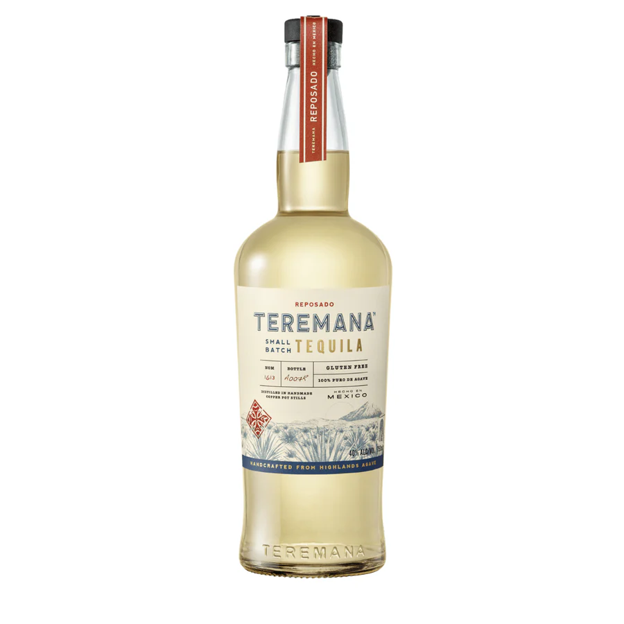 teremana-tequila-reposado-tequila-sip22-75cl-free-delivery-premium-alcohol-amman-jordan - sip22 The golden bottle of Teremana Reposado Tequila by Dwayne Johnson, a 100% Blue Weber Agave spirit aged in whiskey barrels, available for delivery in Amman.