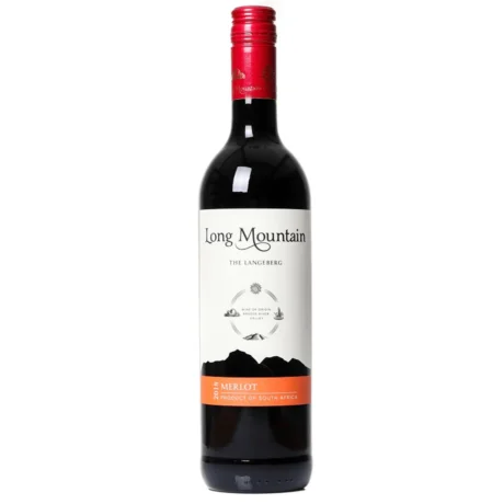 Long Mountain Merlot Bottle - South African Red Wine Amman