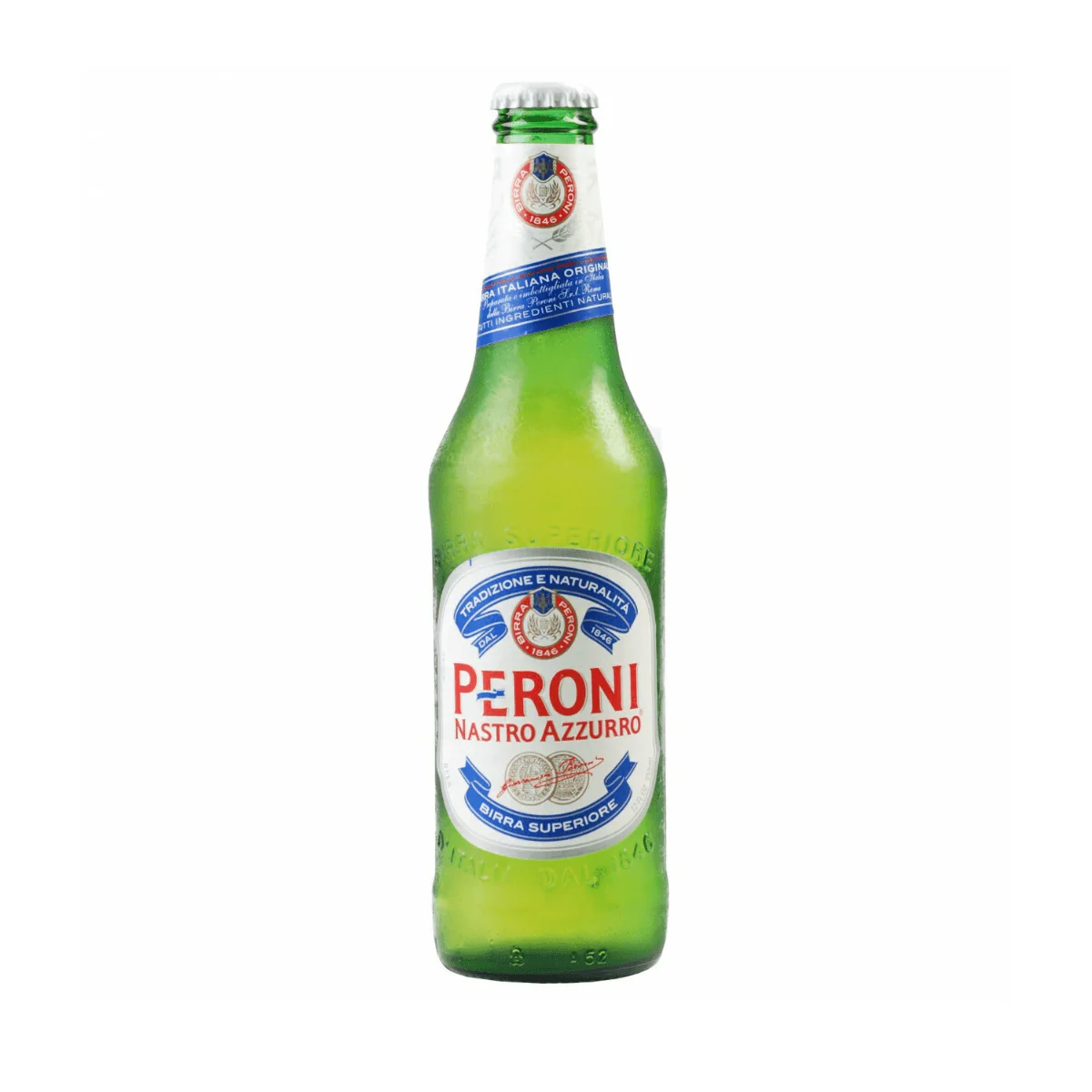 peroni-beer-sip22-bottle-33cl-free-delivery-premium-alcohol-amman-jordan - sip22 Cold bottle of premium Peroni Nastro Azzurro lager ready for delivery by SIP22