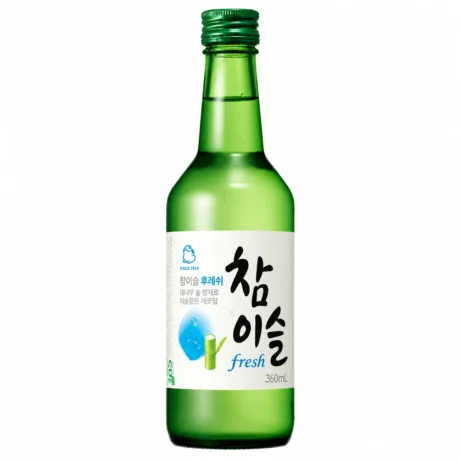 Jinro Chamisul Fresh Soju 16 Percent ABV Bottle