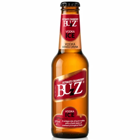 uzz Ice Ultimate Cranberry 25 Percent ABV 275ml Bottle