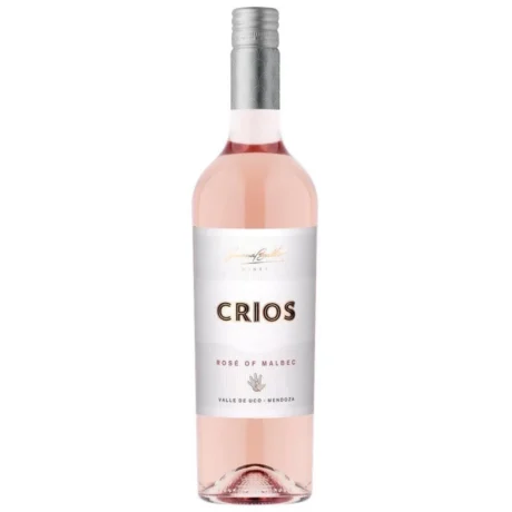 Crios Rosé of Malbec is a fresh, dry rosé from Mendoza, Argentina, made from 100% Malbec grapes. available at sip22, the best online liquor store in Jordan.