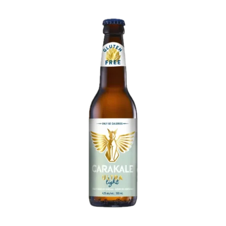Bottle of Carakale Ultra-Light local craft beer available for online delivery