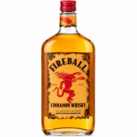 Bottle of Fireball Cinnamon Whisky available for fast delivery in Amman at SIP22