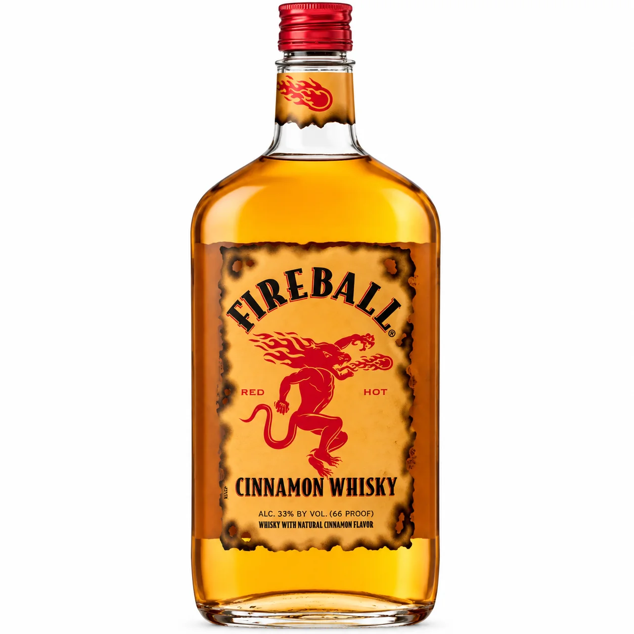 Fireball Cinnamon Whisky _premium-alcohol-delivery_amman-jordan - sip22 Bottle of Fireball Cinnamon Whisky available for fast delivery in Amman at SIP22